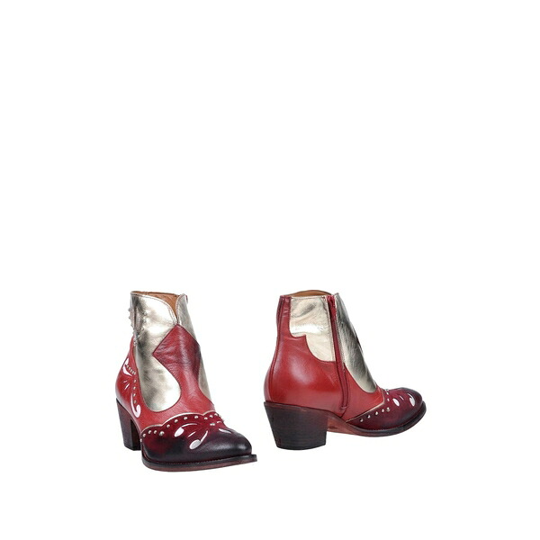 【貨物輸送無料】 エレナイアチ レディース ブーツ シューズ Ankle boots Red