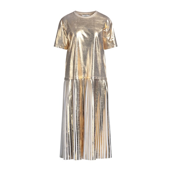 【貨物輸送無料】 ヴァレンティノ ガラヴァーニ レディース 衣裳 トップス Midi dresses Gold
