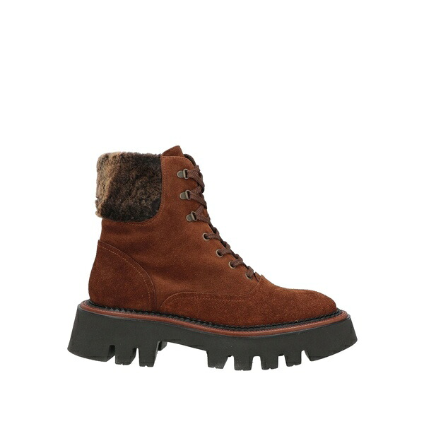 【貨物輸送無料】 ラス レディース ブーツ シューズ Ankle boots Brown