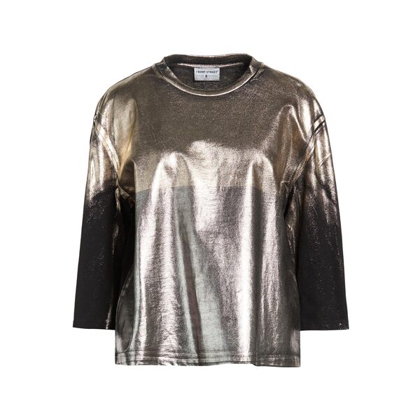 【送料無料】 フロント ストリート 8 レディース Tシャツ トップス T-shirts Metallic｜asty