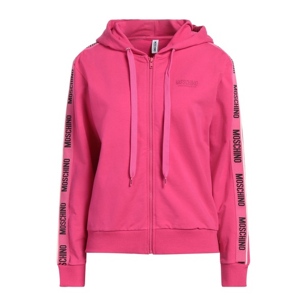 【貨物輸送無料】 モスキーノ レディース パーカー・スウェットシャツ アウター Sweatshirts Pink