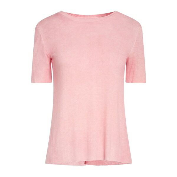 【送料無料】 アヴァントワ レディース Tシャツ トップス T-shirts Pink|asty