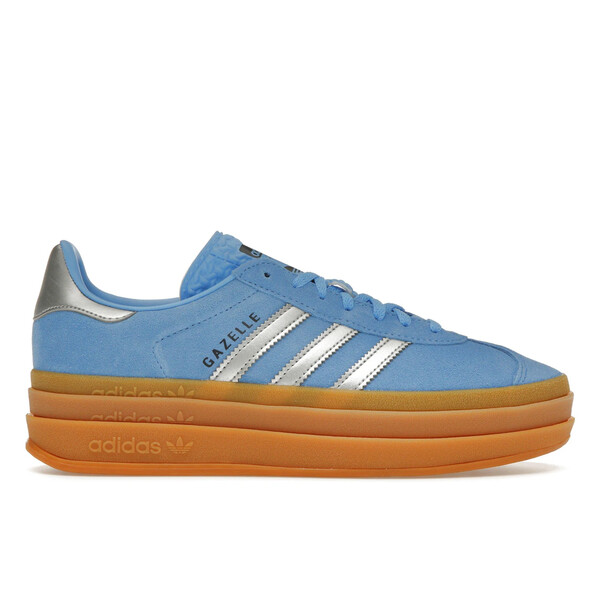 adidas アディダス レディース スニーカー  【adidas Gazelle Bold Blue Burst (Women\u0027s)】  大いさ US_6(23.0糎) Blue Burst/Silver Metal/Aurora Ink レディース靴-スニーカー-靴