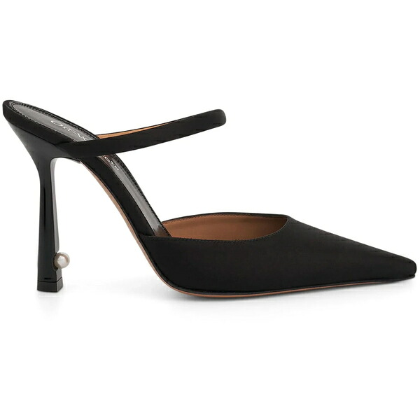 OFF-WHITE オフホワイト レディース スニーカー  【OFF-WHITE Pearl Satin High Pointed Mule Black (Women)】  サイズ US_W_10 Black