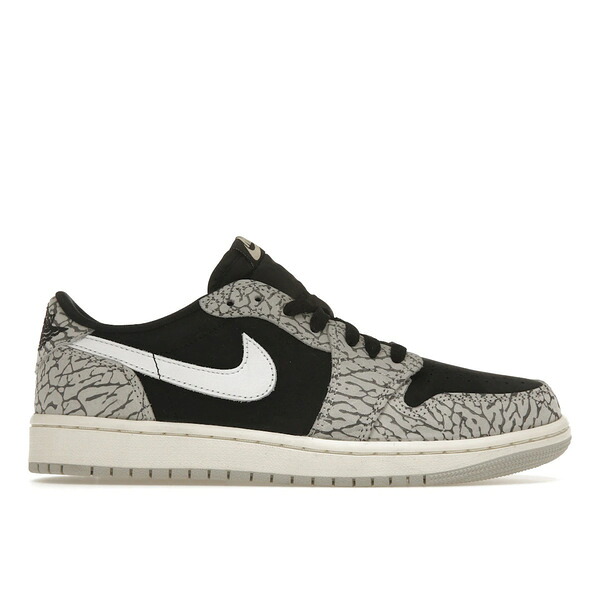 Jordan ジョーダン レディース スニーカー 【Jordan 1 Retro Low OG Black Cement (Women's)】 サイズ US_W_11 Black/Muslin/Tech Grey/White/Sail｜asty