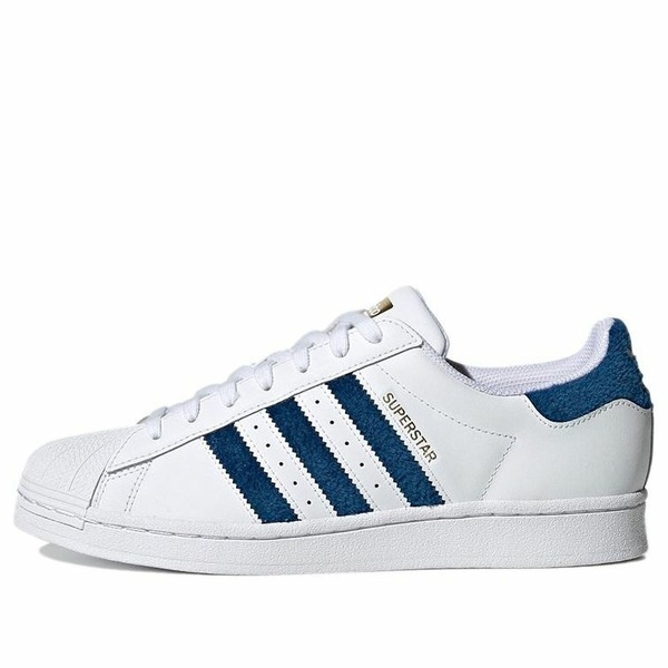 adidas アディダス メンズ スニーカー  【adidas Superstar \u0027White Blue Lining\u0027 H00189】  大きさ US_9.5(27.5糎)