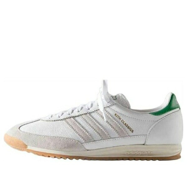 adidas アディダス メンズ スニーカー  【adidas Originals x Kith Classics SL72 \u0027White Green\u0027 JP8435】  大きさ US_7(25.0糎)