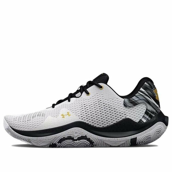 Under Armour アンダーアーマー メンズ スニーカー  【Under Armour Spawn 4 \u0027Printed - White Black\u0027 3025345-100】  大きさ US_12(30.0糎)