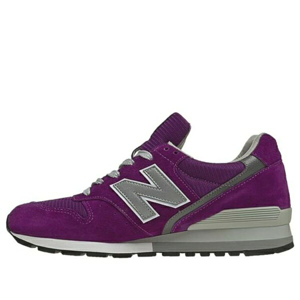 New Balance ニュー平衡にする メンズ スニーカー  【New Balance 996 Series Wear-resistant Non-Slip Breathable Low Tops Purple M996PU】  大きさ US_9(27.0珊)