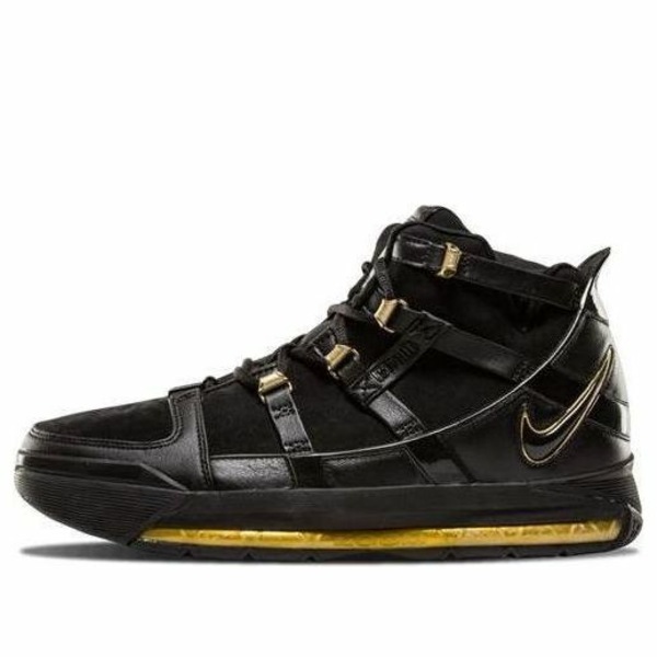 Nike ナイキ メンズ スニーカー  【Nike Zoom LeBron 3 Retro \u0027Metallic Gold\u0027 2018 AO2434-001】  大いさ US_11.5(29.5糎)