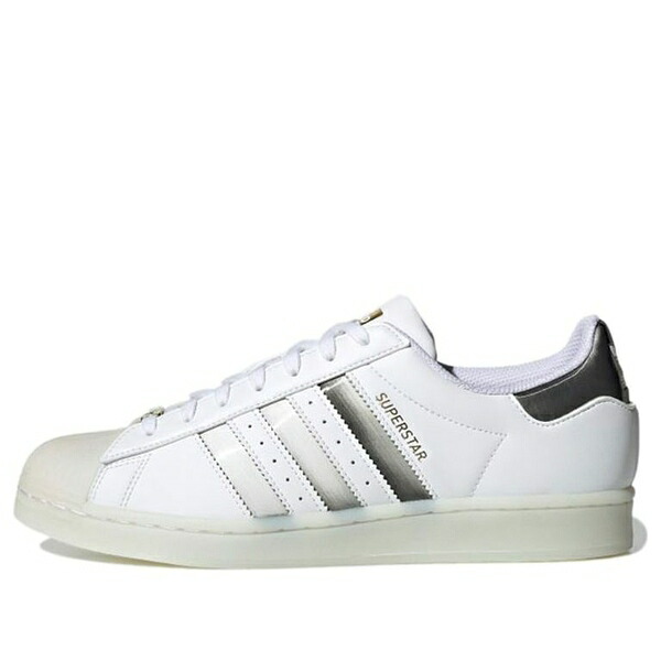adidas アディダス メンズ スニーカー  【adidas originals Unisex Superstar Sneakers White/Silver/Grey H00233】  大きさ US_8.5(26.5珊)