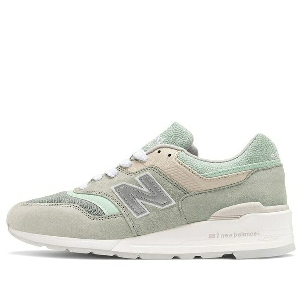 New Balance ニュー平衡にする メンズ スニーカー  【New Balance 997 \u0027Light Green\u0027 M997SOB】  大きさ US_7(25.0珊)