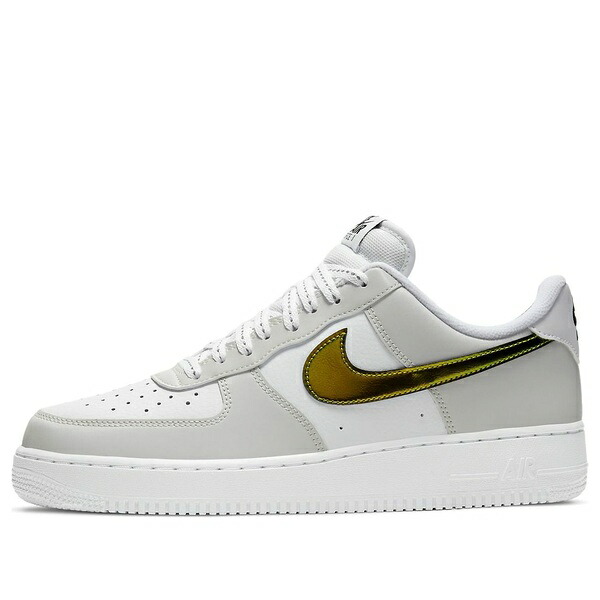 Nike ナイキ メンズ スニーカー  【Nike Air Force 1 \u002707 LV8 \u0027White Iridescent Swoosh\u0027 DC9029-100】  大きさ US_10.5(28.5珊)