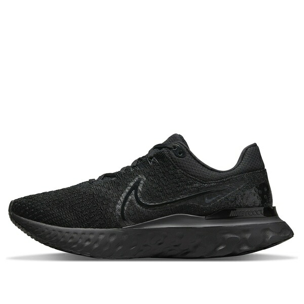 Nike ナイキ メンズ スニーカー  【Nike React Infinity Run Flyknit 3 \u0027Triple Black\u0027 DH5392-005】  大きさ US_11.5(29.5糎)