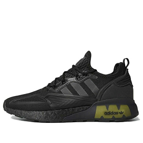 adidas アディダス メンズ スニーカー  【adidas ZX 2K Boost \u0027Black Solar Yellow\u0027 FV8453】  大いさ US_9.5(27.5糎)
