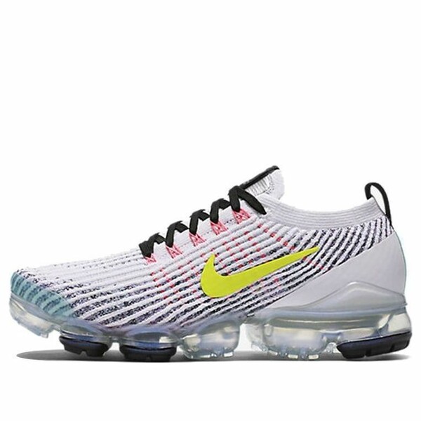 Nike ナイキ メンズ スニーカー  【Nike Air VaporMax Flyknit 3 \u0027White Dynamic Yellow\u0027 AJ6900-103】  大きさ US_7(25.0珊)