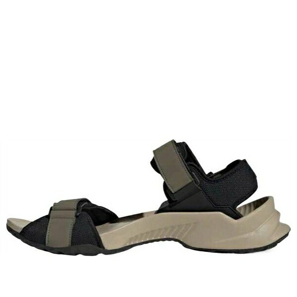 adidas アディダス メンズ スニーカー  【adidas Terrex Hydroterra Sandals \u0027Olive Strata Core Black Wonder Beige\u0027 JQ2236】  大きさ US_M_14