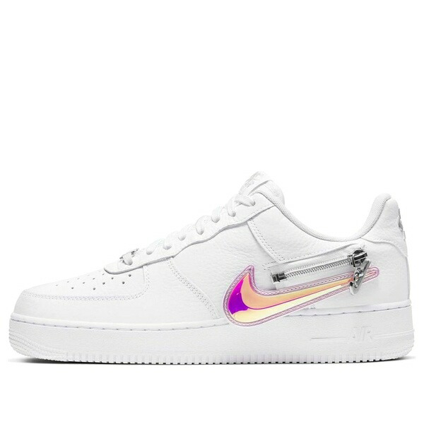 Nike ナイキ メンズ スニーカー  【Nike Air Force 1 \u002707 Premium \u0027Zip Swoosh - White\u0027 CW6558-100】  大きさ US_M_14