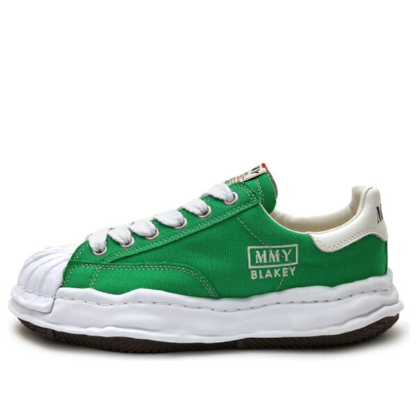 Maison MIHARA YASUHIRO ミハラヤスヒロ メンズ スニーカー  【Maison MIHARA YASUHIRO BLAKEY OG Sole Canvas Low-top Sneaker \u0027Green\u0027 A08FW735-GRN】  大きさ US_8(26.0珊)