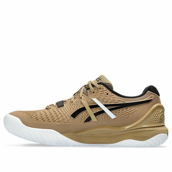 ASICS アシックス メンズ スニーカー  【ASICS Gel-Resolution 9 x Hugo Boss \u0027Camel Black\u0027 1041A453-200】  大いさ US_8.5(26.5糎)