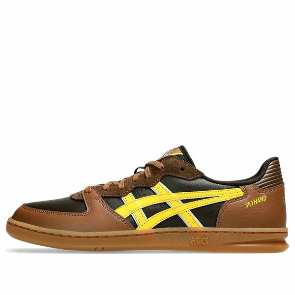 ASICS アシックス メンズ スニーカー  【ASICS Skyhand OG \u0027Black Coffee Yellow\u0027 1203A451-201】  大きさ US_10(28.0糎)