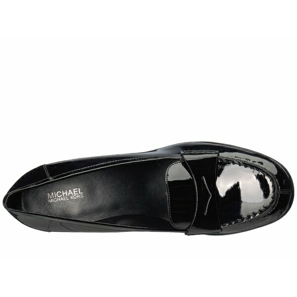 訳あり 取寄 マイケルコース レディース ブキャナン ミッド ローファー MICHAEL Michael Kors women Buchanan  Mid Loafer Black 