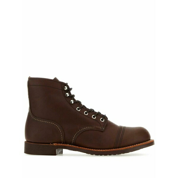 レッドウィング メンズ ブーツ シューズ Iron ranger leather ankle boots Brown