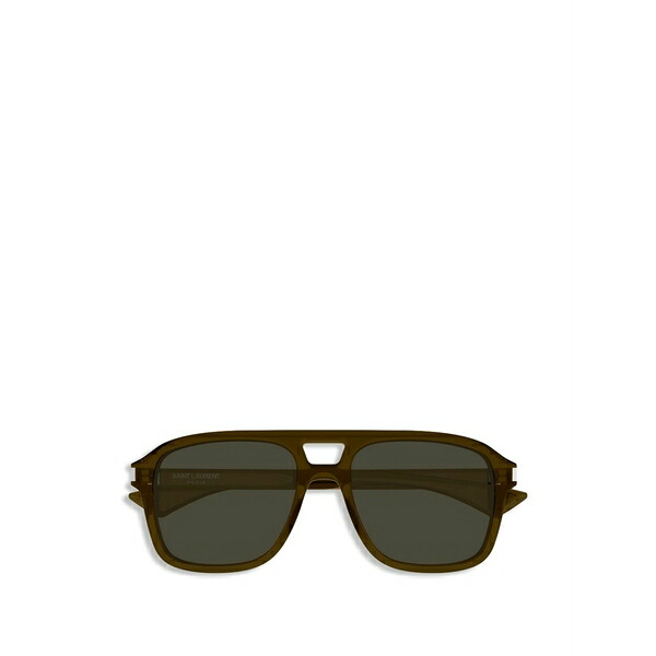 サンローラン アイウェア レディース サングラス&アイウェア アクセサリー Oversized lens sunglasses Brown|asty
