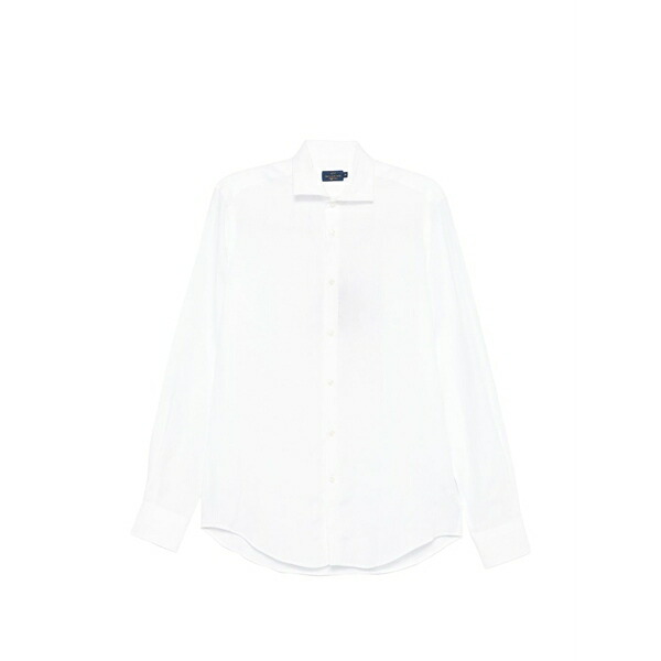 ポールアンドシャーク メンズ シャツ トップス Long-sleeve shirt White｜asty