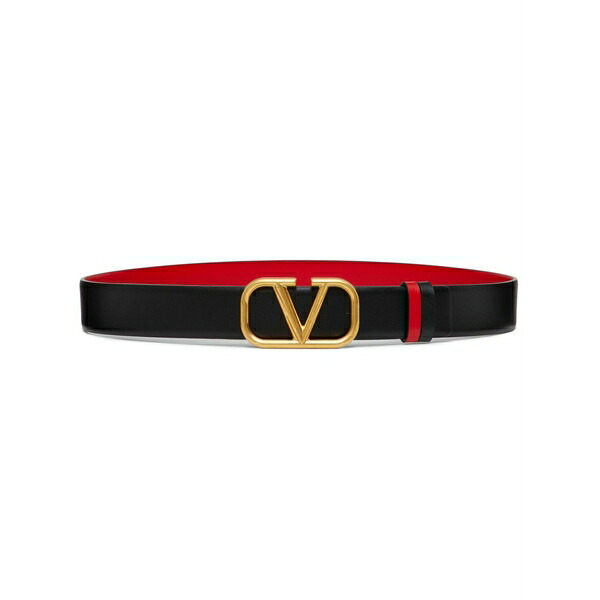 ヴァレンティノ ガラヴァーニ レディース 三尺帯 付属物 30粍 vlogo signature reversible belt Black