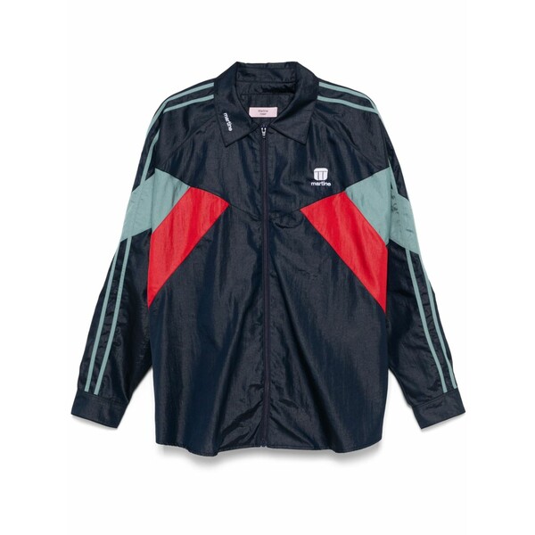 マーティン・ローズ メンズ ジャケット&ブルゾン アウター Shirt-style track jacket Blue|asty