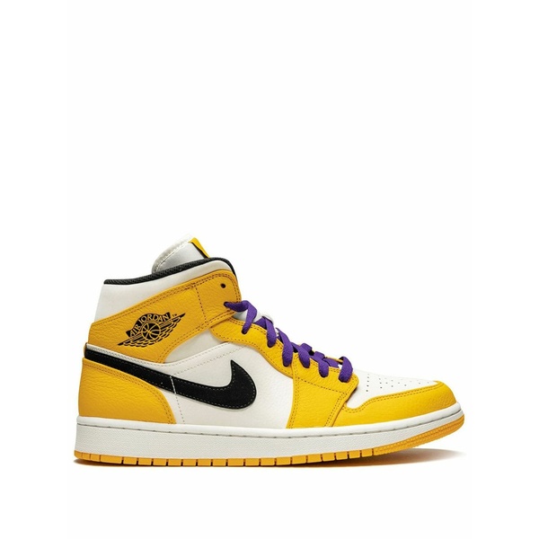 ジョーダン メンズ スニーカー シューズ Air jordan 1 mid se \"lakers\"" sneakers Yellow"