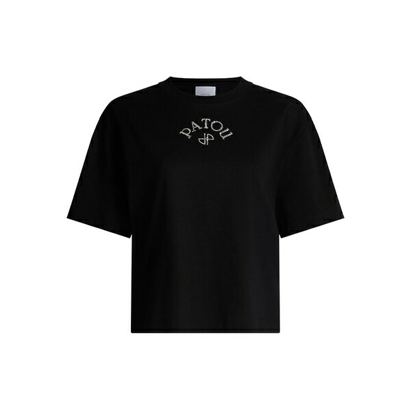 ジャンパトゥ レディース プルオーバー トップス Logo t-shirt Black