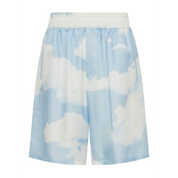 モスキーノ メンズ カジュアルパンツ ボトムス Cloud-print shorts Blue｜asty