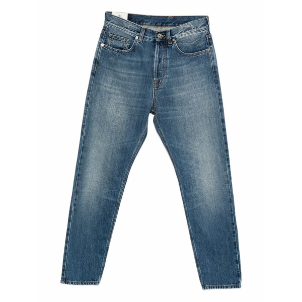 イレブンティ メンズ デニムパンツ ボトムス Straight-leg cotton jeans Blue|asty