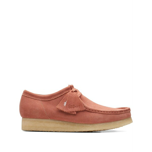 クラークス メンズ ドレスシューズ シューズ Wallabee suede lace-up shoes Orange｜asty