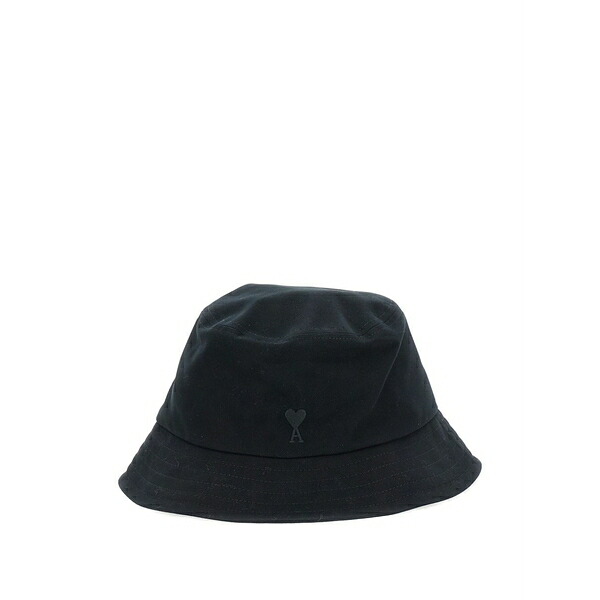 アミ メンズ 帽子 アクセサリー Heart-logo bucket hat -