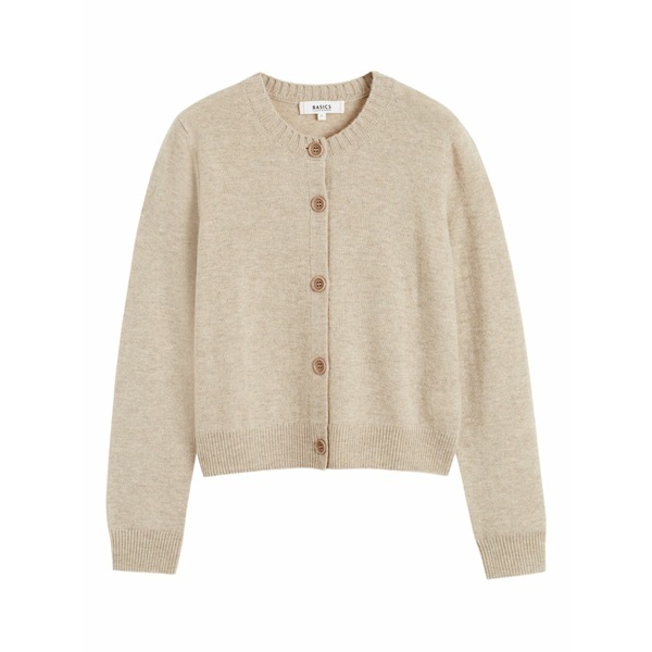 チンティアンドパーカー レディース ジレー アウター Crew-neck cardigan Neutrals