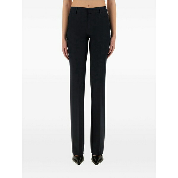 PTトリノ レディース カジュアルパンツ ボトムス Flared-leg tailored trousers Blue｜asty