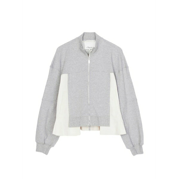 スリーワンフィリップリム レディース 編み物\u0026スウェーター アウター Zip-up panelled sweater Grey
