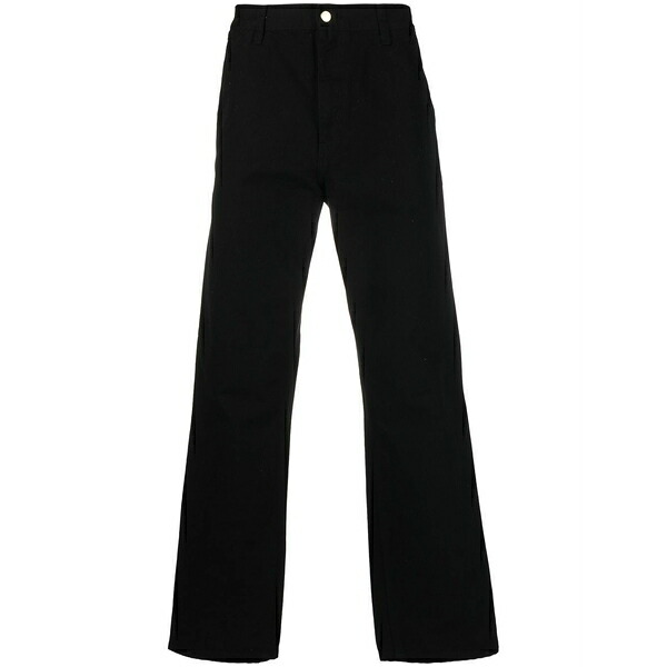 カーハート メンズ カジュアルパンツ ボトムス Simple straight-leg trousers Black