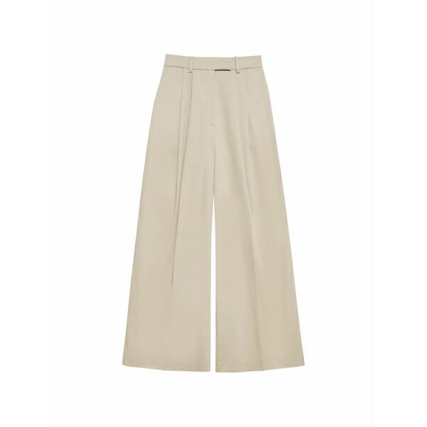 アニービン レディース カジュアルパンツ ボトムス Lou pleated trousers Neutrals｜asty