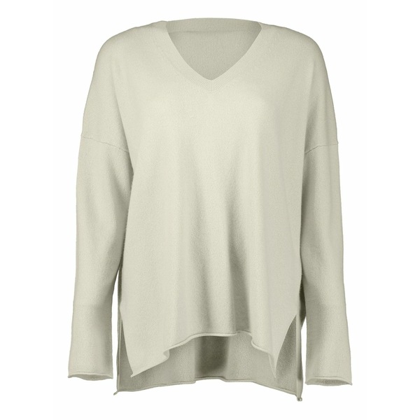 アリュード レディース ニット&セーター アウター V-neck side-split sweater Neutrals｜asty