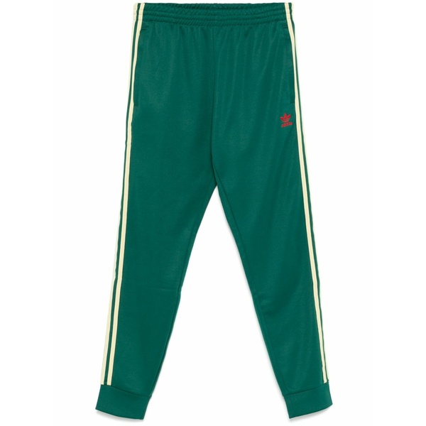 アディダス メンズ 心地好いズボン下 ボトムス Sst track pants Green