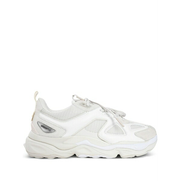 アクセルアリガト メンズ スニーカー シューズ Satellite runner sneakers White｜asty