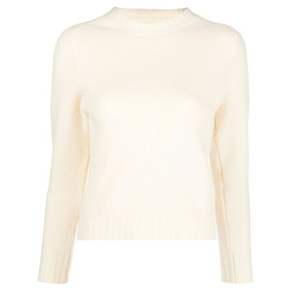 ジル・サンダー レディース 編み物\u0026スウェーター アウター Crew-neck knitted jumper Neutrals