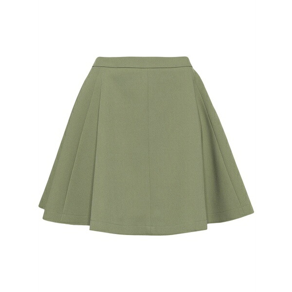 アミ レディース スカート ボトムス A-line midi skirt Green|asty