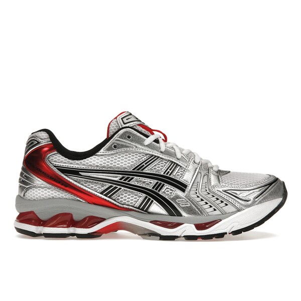 ASICS アシックス メンズ スニーカー  【ASICS Gel-Kayano 14 White Classic Red】  サイズ US_7.5(25.5cm) White/Silver/Classic Red