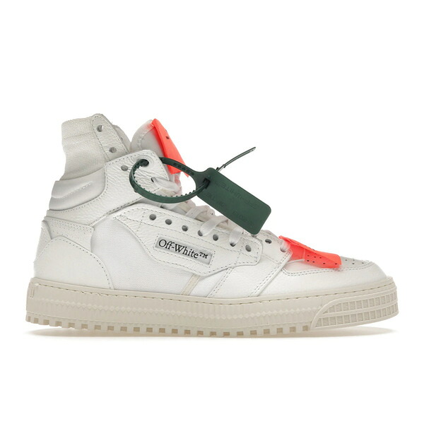 OFF-WHITE オフホワイト メンズ スニーカー  【OFF-WHITE Off Court 3.0 Leather White White Orange (Bold Medial Logo)】  サイズ US_M_13 White/White/Orange