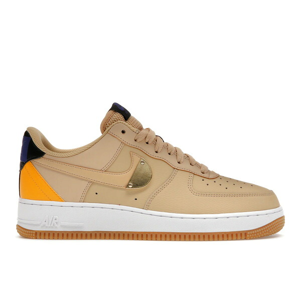Nike ナイキ メンズ スニーカー 【Nike Air Force 1 Low 07 LV8 Tan Yellow】 サイズ US_6(24.0cm) Tan/Yellow/Navy|asty